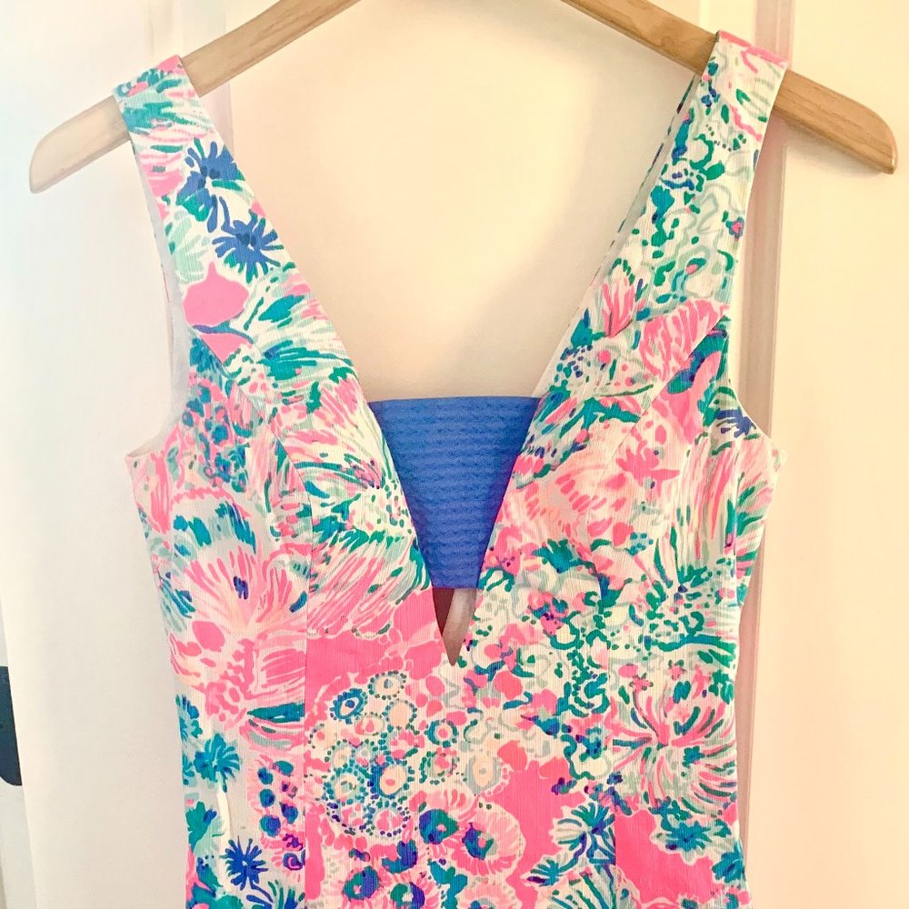 Lilly Pulitzer Pink Floral Dress